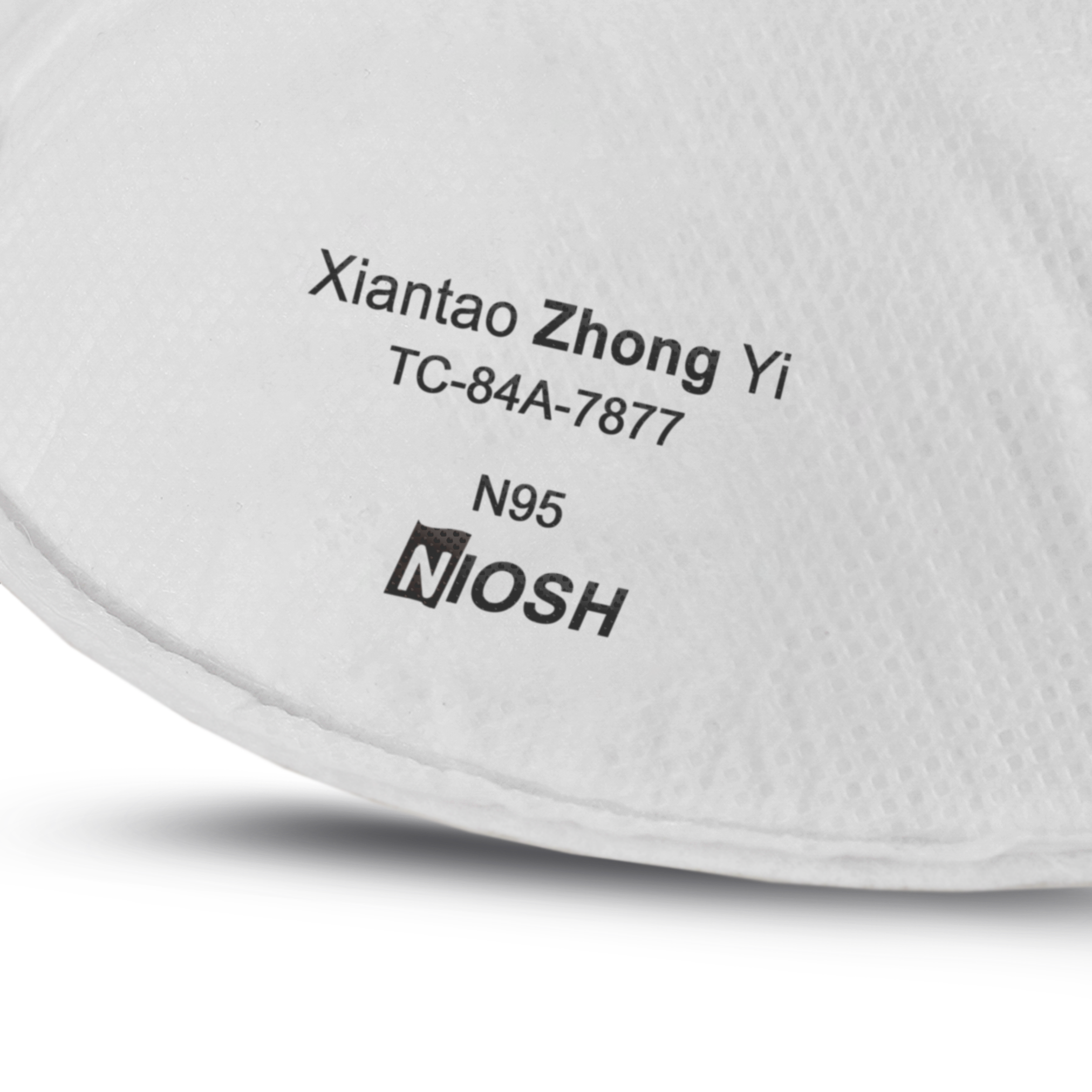 NIOSH Cup Style N95 Respirator Mask - 80 Pack