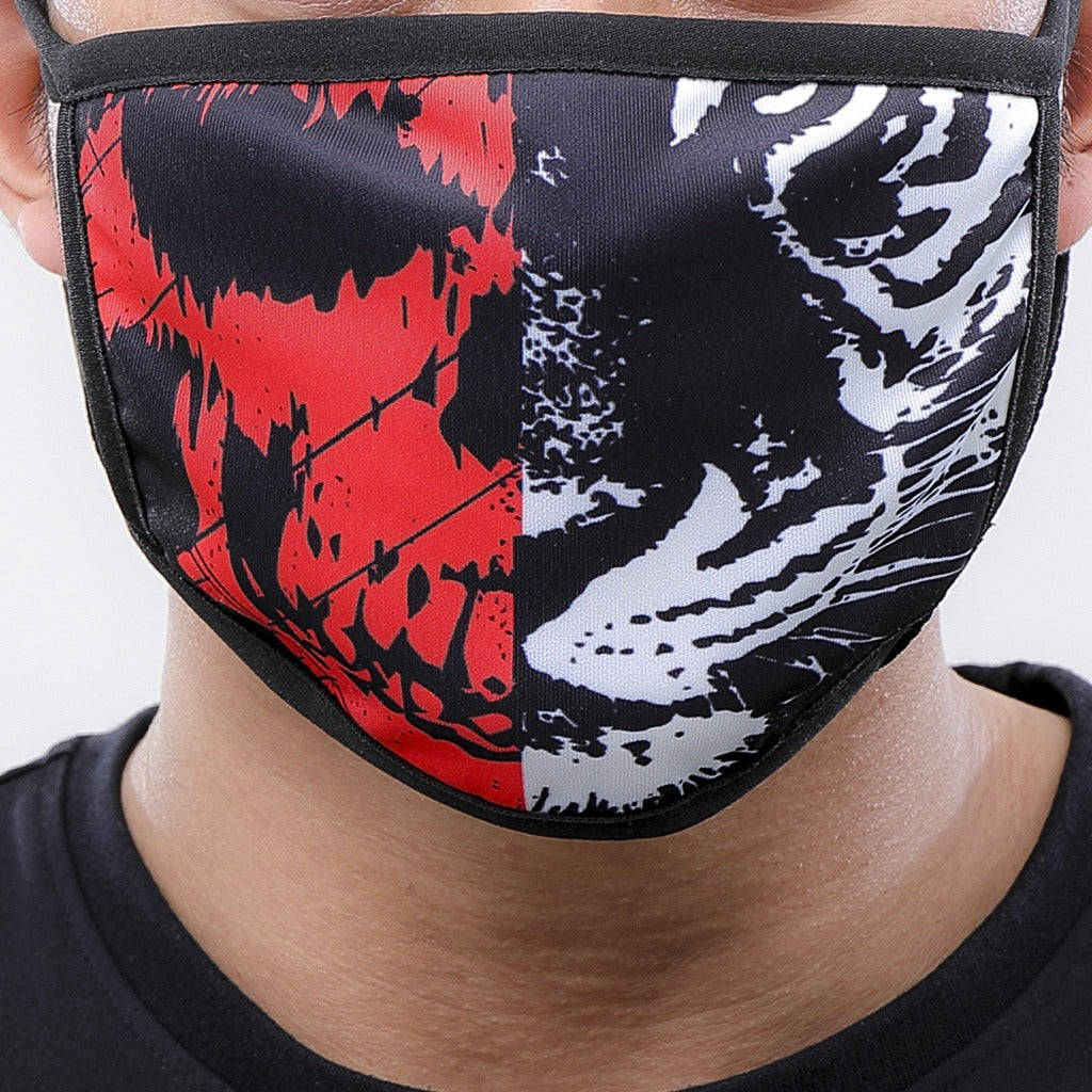 Tiger Skull Cloth Face Mask