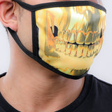 Gold Teeth Cloth Face Mask